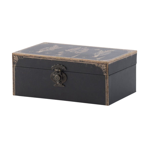 A&B Home S/3 Decorative Box with Black and White