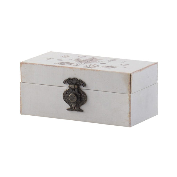 A&B Home S/3 Decorative Box with Black and White
