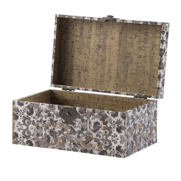 A&B Home S/3 Decorative Box with Black and White