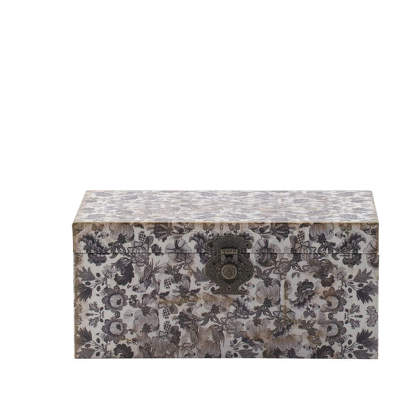 A&B Home S/3 Decorative Box with Black and White
