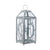 A&B Home Distressed Silver Finish Lantern