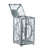 A&B Home Distressed Silver Finish Lantern