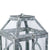 A&B Home Distressed Silver Finish Lantern