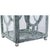 A&B Home Distressed Silver Finish Lantern
