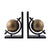 A&B Home Gold and Black Iron Bookends Set of 2