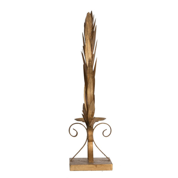 A&B Home Gold Laurel Wreath Candle holder