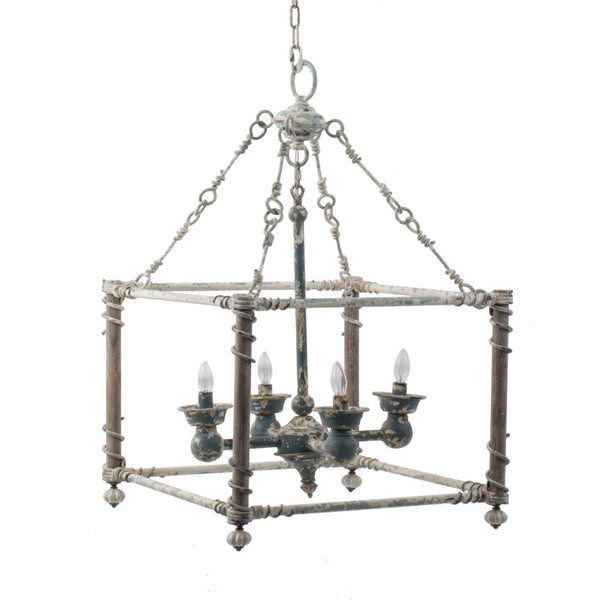 A&B Home Elegant, Antique Distressed Finished Chandelier