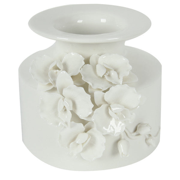 A&B Home White Vase - Set Of 2