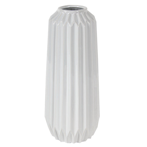 A&B Home White Tall Ceramic Vase - Set Of 2