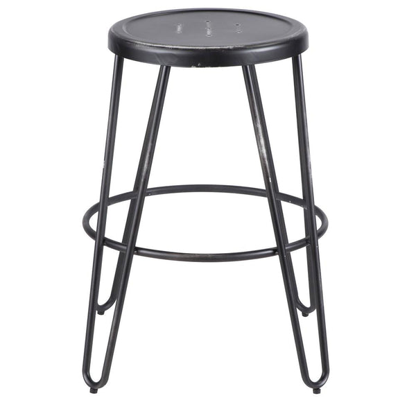 LumiSource Avery Metal Counter Stool - Set of 2 | Modishstore | Bar Stools