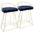 LumiSource Canary Counter Stool - Set of 2 | Modishstore | Bar Stools