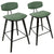 LumiSource Damato Counter Stool - Set of 2 | Modishstore | Bar Stools
