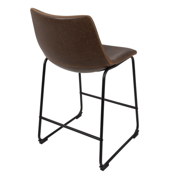 LumiSource Duke Counter Stool - Set of 2-10