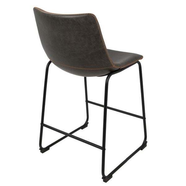 LumiSource Duke Counter Stool - Set of 2-12