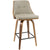LumiSource Gianna Counter Stool | Modishstore | Bar Stools