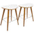 LumiSource Saddle Counter Stool - Set of 2-2
