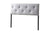 baxton studio dalini modern and contemporary king black faux leather headboard with faux crystal buttons | Modish Furniture Store-3