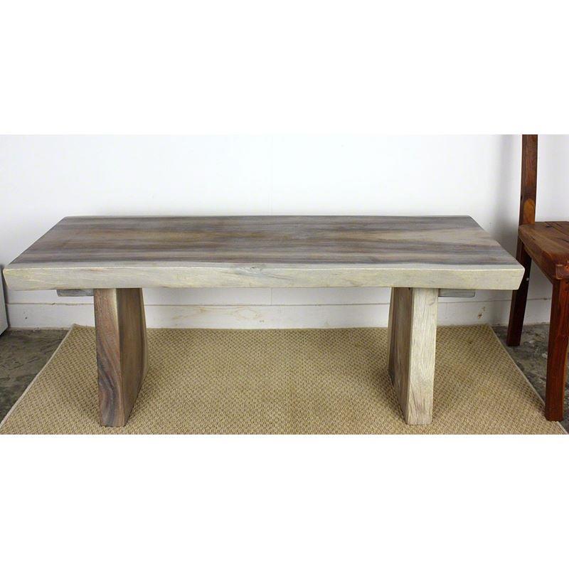 Haussmann Natural Edge Bench 48" H KD | Outdoor Stools & Benches | Modishstore-9
