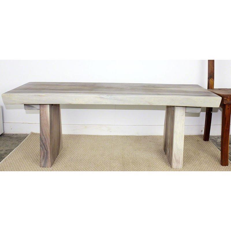 Haussmann Natural Edge Bench 48" H KD | Outdoor Stools & Benches | Modishstore-10