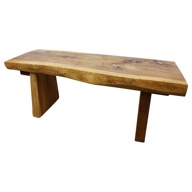 Haussmann Natural Edge Bench 48" H KD | Outdoor Stools & Benches | Modishstore-2