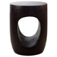 Haussmann Big Eye 15" Dia - Dark Walnut | Stools & Benches | Modishstore-4