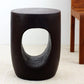 Haussmann Big Eye 15" Dia - Dark Walnut | Stools & Benches | Modishstore-3
