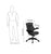 Flash Furniture Mid-Back Black Leather Executive Swivel Office Chair With Back Angle Adjustment And Flip-Up Arms | Office Chairs | Modishstore-5