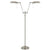 Cal Lighting BO-117FL-2L-BS Dual Light Pharmacy Floor Lamp | Modishstore | Floor Lamps