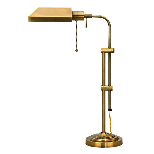 Cal Lighting BO-117TB-AB 60W Pharmacy Table Lamp | Modishstore | Table Lamps