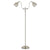 Cal Lighting BO-2032FL-2L-BS Dual Light Pharmacy Floor Lamp | Modishstore | Floor Lamps