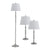 Cal Lighting BO-2048/3 3Pcs Package 2 Table Lamp & 1 Floor Lamp | Modishstore | Floor Lamps