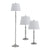 Cal Lighting BO-2048/3 3Pcs Package 2 Table Lamp & 1 Floor Lamp | Modishstore | Floor Lamps
