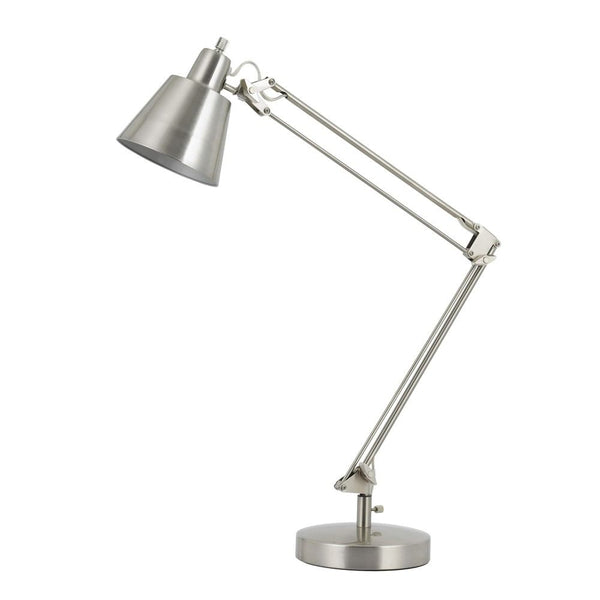 Cal Lighting BO-2165TB-BS 60W Udbina DK Lable Lamp | Modishstore | Desk Lamps