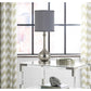 Cal Lighting BO-2256TB-BS 100W Tapron Metal Accent Lamp | Modishstore | Table Lamps