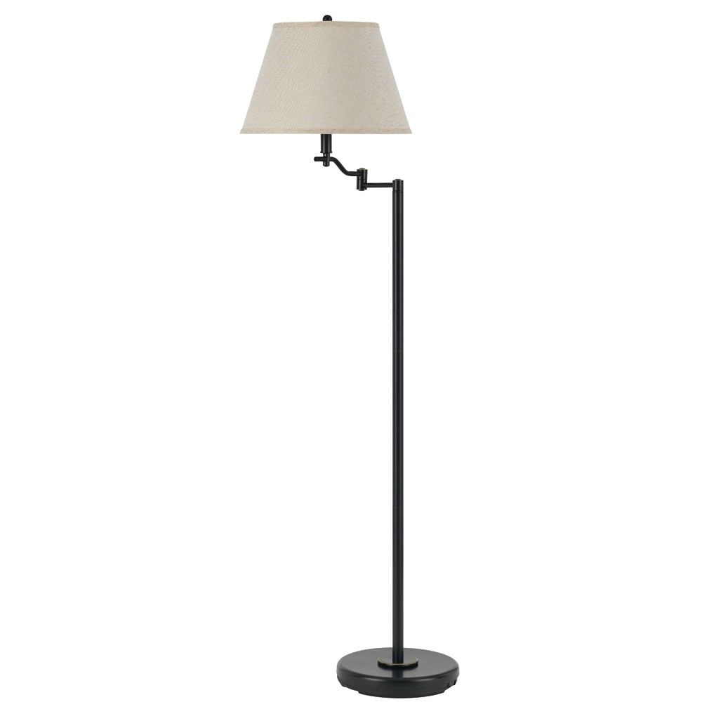 Cal Lighting BO-2350FL-DB 150W 3 Way Dana Swing Arm Floor Lamp | Modishstore | Floor Lamps