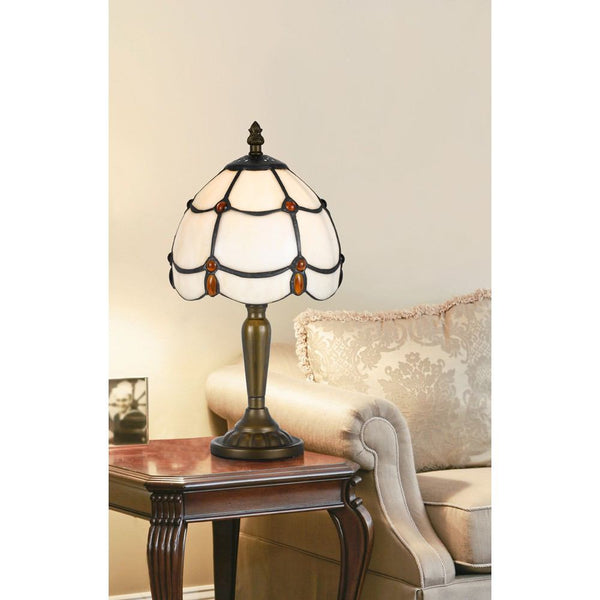 Cal Lighting BO-2384AC 40W Tiffany Ac Lamp | Modishstore | Table Lamps