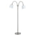 Cal Lighting BO-2444FL-BS 40W X 2 Gail Metal Lamp With Goose Neck | Modishstore | Floor Lamps
