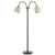 Cal Lighting BO-2444FL-RU 40W X 2 Gail Metal Lamp With Goose Neck | Modishstore | Floor Lamps
