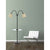 Cal Lighting BO-2444GT-DB 3 Way Gail Metal Double Gooseneck Floor Lamp | Modishstore | Floor Lamps