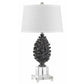Cal Lighting BO-2469TB 150W Pinecone Resin/Crystal Lamp-2