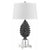 Cal Lighting BO-2469TB 150W Pinecone Resin/Crystal Lamp-2