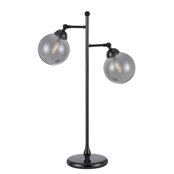 Cal Lighting BO-2577TB 40W X 2 Prato Metal Table Lamp-2