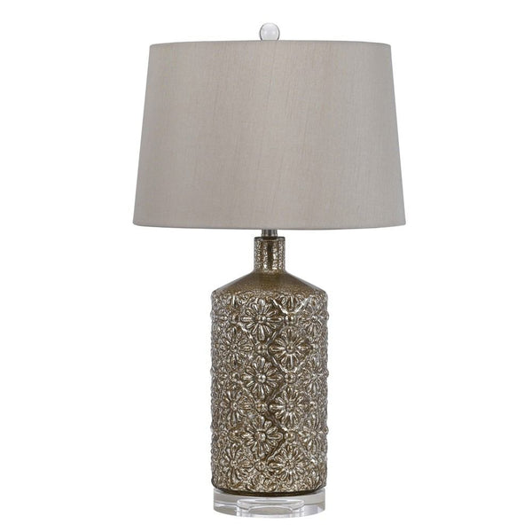 Cal Lighting BO-2621TB 150W Glass/Crystal Table Lamp | Modishstore | Table Lamps