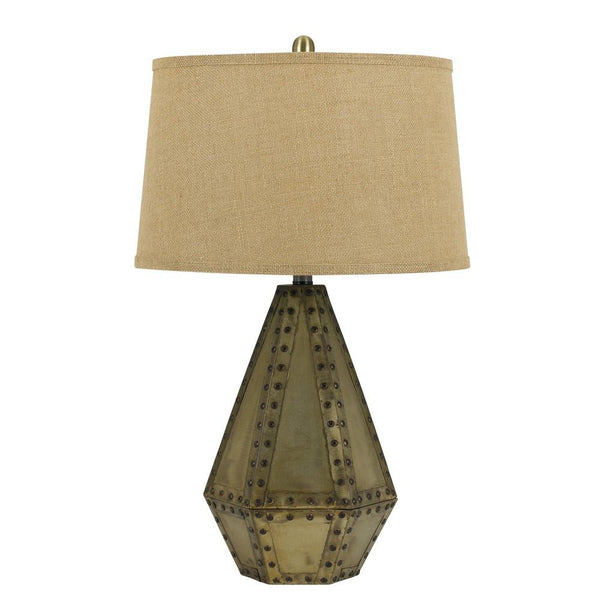 Cal Lighting BO-2640TB 150W Cuero Metal Table Lamp | Modishstore | Table Lamps