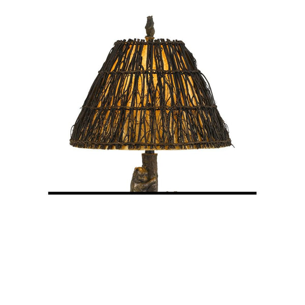 Cal Lighting BO-2663TB 150W Bear Resin Table Lamp | Modishstore | Table Lamps