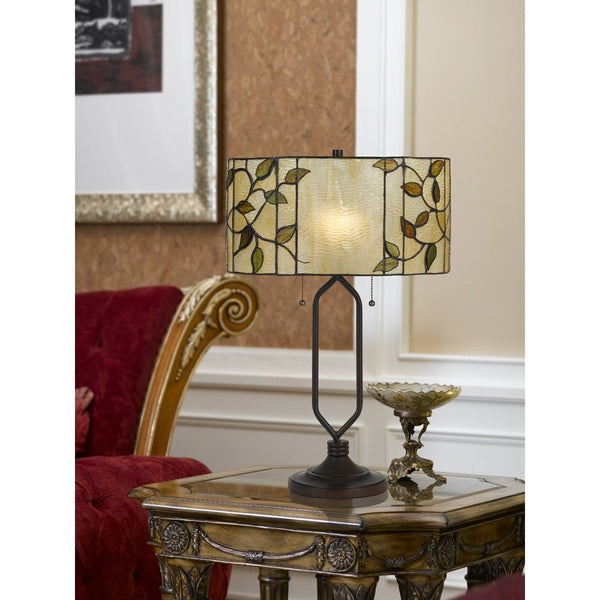 Cal Lighting BO-2674TB 60W X 2 Tiffany Table Lamp | Modishstore | Table Lamps