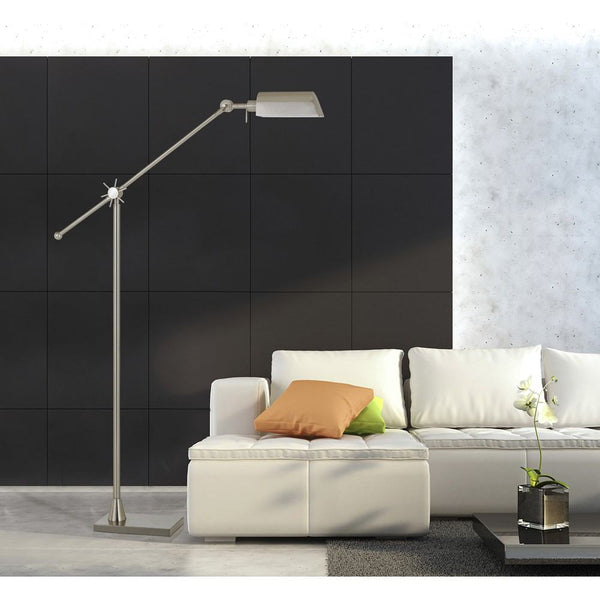 Cal Lighting BO-2694FL-BS 450 Lumen 3000K Led Adjustable Floor Lamp | Modishstore | Floor Lamps