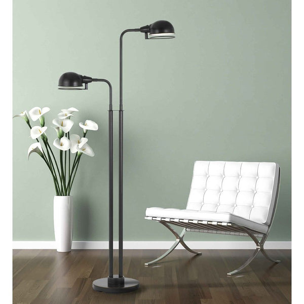 Cal Lighting BO-2696FL 12W X 2 Led  Paxton Twin Light Metal Floor Lamp | Modishstore | Floor Lamps