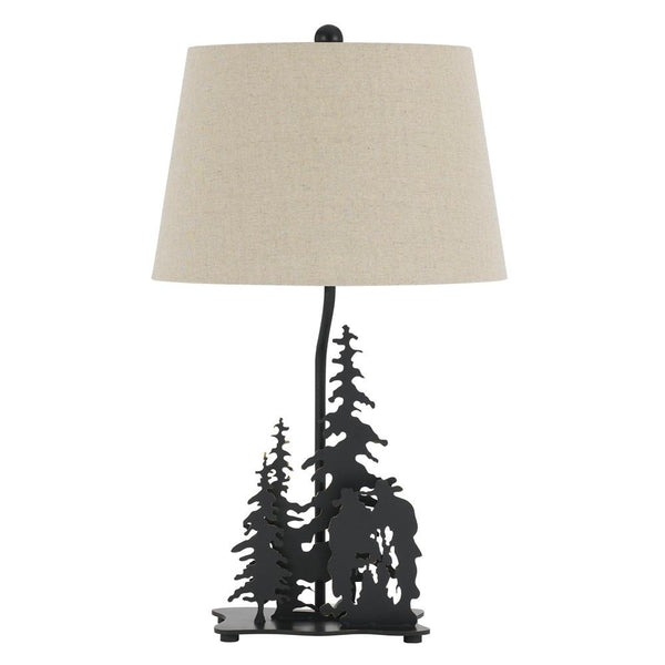 Cal Lighting BO-2712TB 150W 3 Way Cowboy Metal Table Lamp | Modishstore | Table Lamps