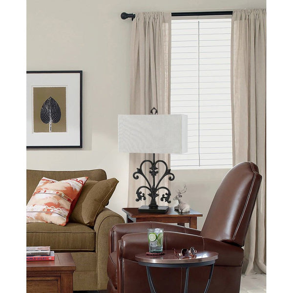 Cal Lighting BO-2746TB 3 Way Murcia Cast Iron Table Lamp | Modishstore | Table Lamps